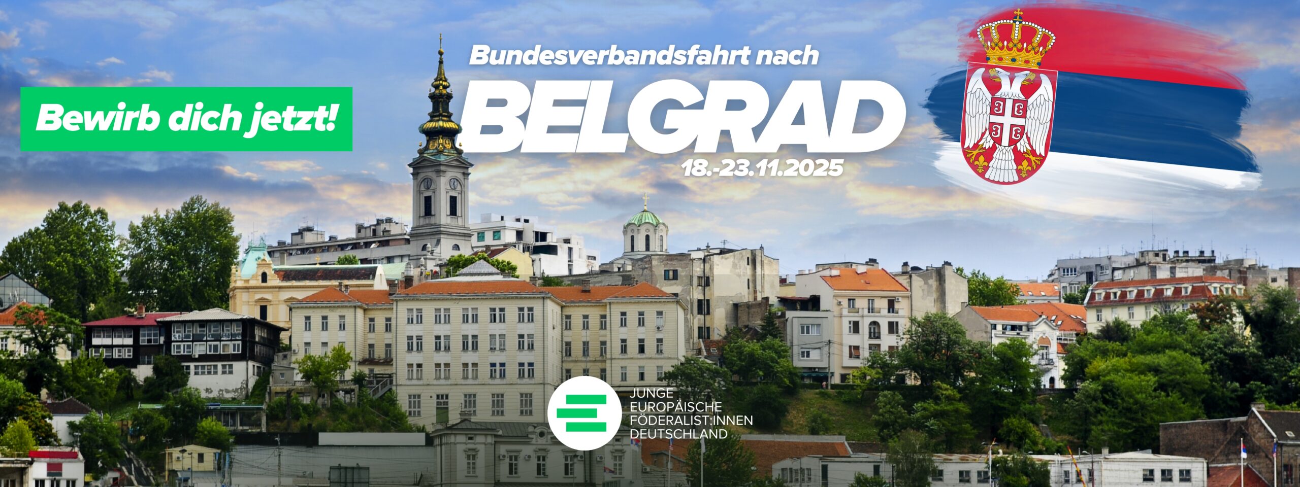 Ausschreibung JEF Bundesverbandsfahrt nach Serbien (18.-23.11.2025)